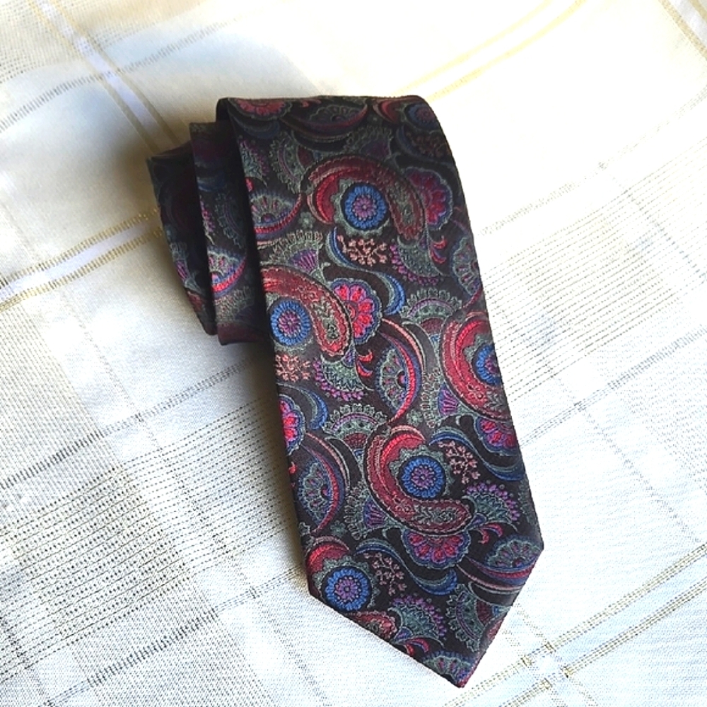 Christian Dior Paisley Tie